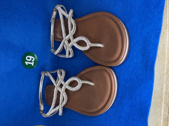 Ladies Embellished Sansdal - Picture 1 of 4